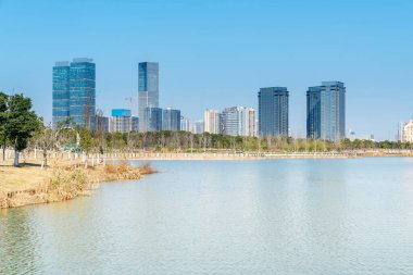 Çin 'deki Lakeside modern ofis binası