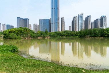 Çin 'deki Lakeside modern ofis binası