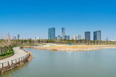 Çin 'deki Lakeside modern ofis binası