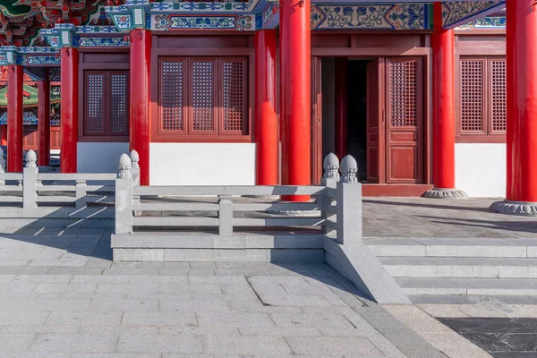 Tengwang Pavyonu Nanchang Geleneksel Antik Çin Mimarisi Ahşaptan Yapılmış — Stok fotoğraf