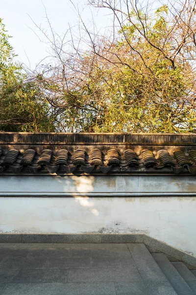 Lot Old Tiles Roof — 스톡 사진