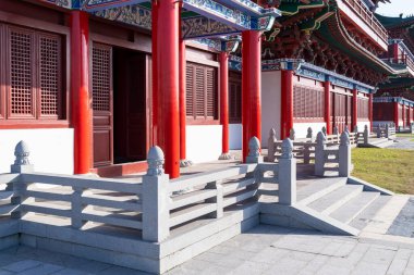 Tengwang Pavyonu, Nanchang, geleneksel, antik Çin mimarisi, ahşaptan yapılmış..