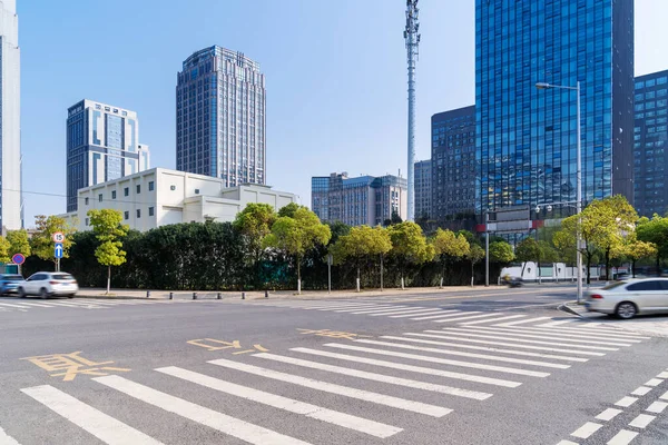 Century Avenue Street Scene Shanghai Lujiazui China — Stock Photo, Image