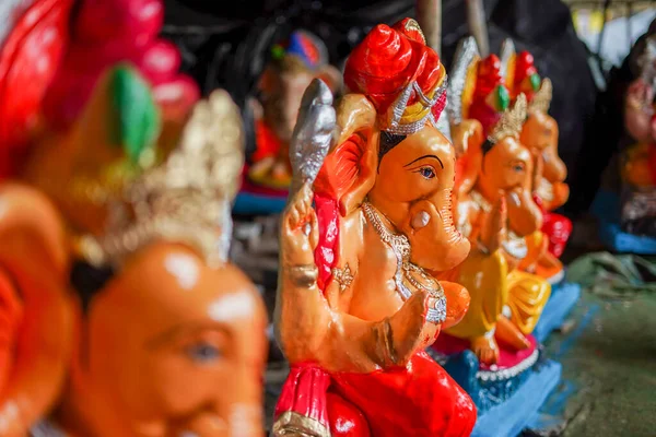 Lord Ganesha Ganpati Happy Ganesh Chaturthi Happy Sankashti Chaturthi Indian — Stock Photo, Image