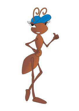 Ant woman clipart