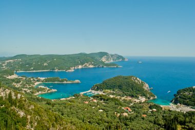 Corfu, paleokastrica, sahil