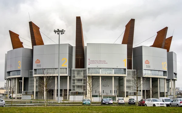 Campo de basquete Buesa Arena em Vitória — Fotografia de Stock