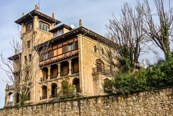 Palácio em Getxo (País Basco, Espanha ) — Fotografia de Stock