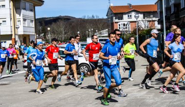 murgia (alava, İspanya yarışa katılan birkaç koşucu)