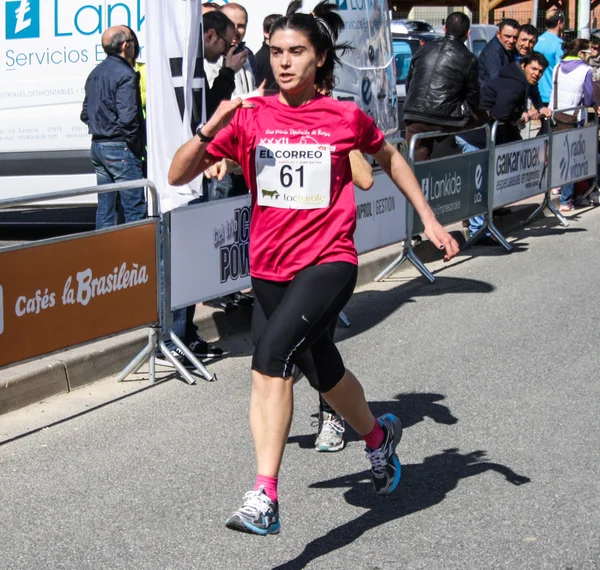 Several runners participating in the race of Murgia (Alava, Spain) — Stock Photo, Image