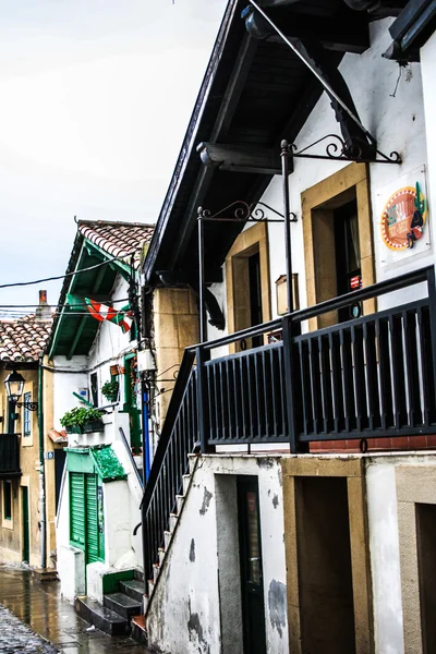 getxo (vizcaya, İspanya eski liman tipik evleri)