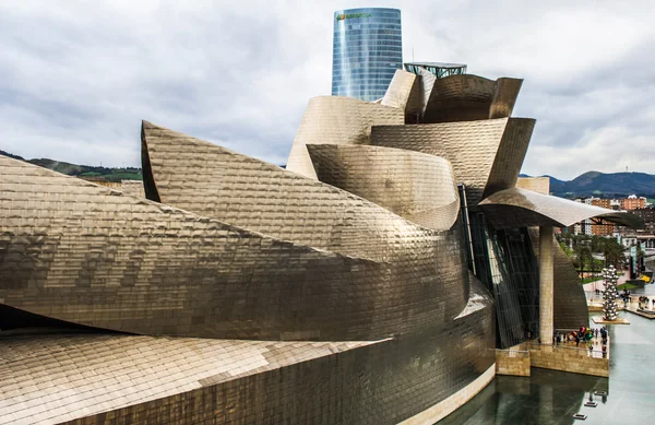 O moderno museu Guggenheim — Fotografia de Stock