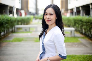 Asyalı kadın, klasik tarz, Tayland kültürü, Tayland geleneksel kadın, Tayland elbisesi, Tayland