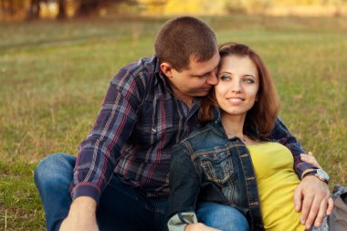 seven çift sonbahar Bahçe.