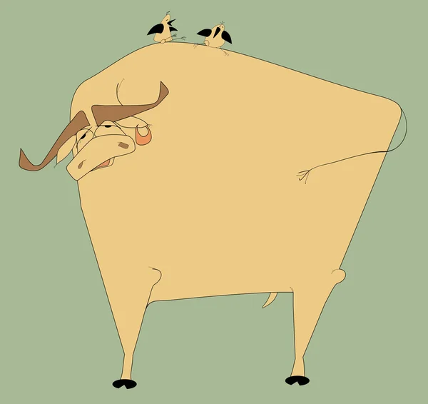 Búfalo — Vector de stock