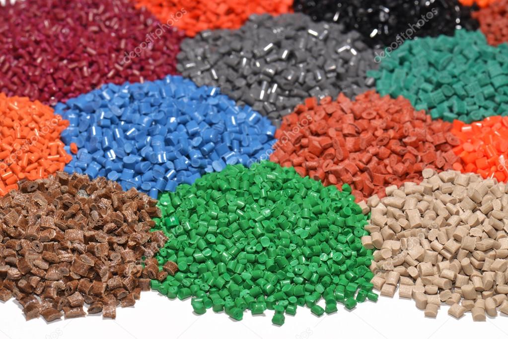 Dyed plastic granulate Stock Photo by ©XXLPhoto 18563709