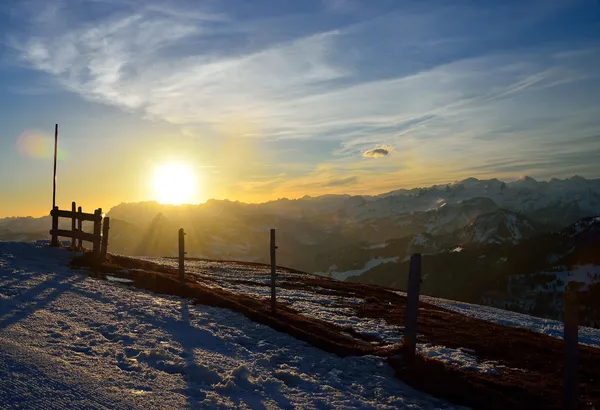 Sunrise on Rigi Alp, Switzerland — Stock Photo, Image