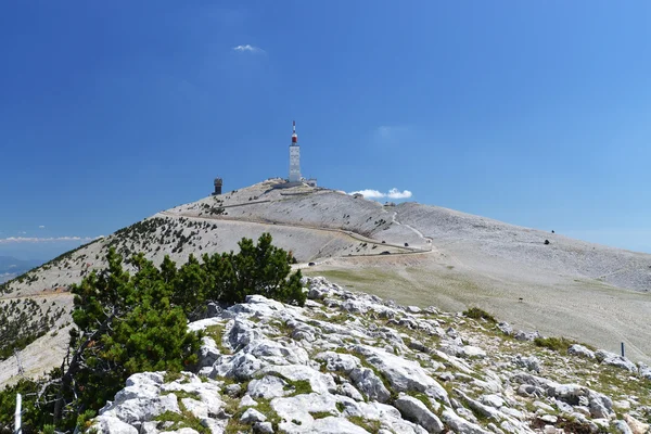 Piek van de mont ventoux — Stockfoto