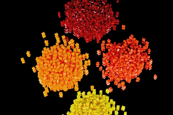 Dyed Polymer Resins — Stock Photo, Image