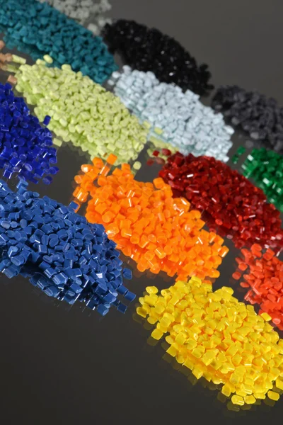 Färgade polymer hartser — Stockfoto