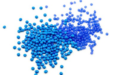 Mavi termoplastik polimer reçine