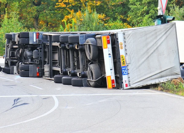 Kamyon Kazası — Stok fotoğraf