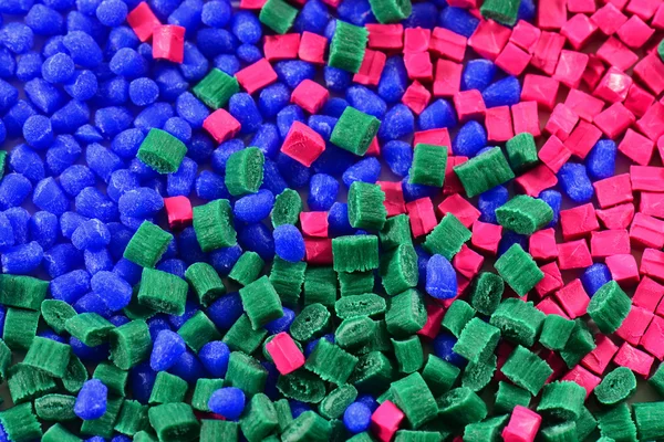 Dyed polymer resin — Stock Photo, Image