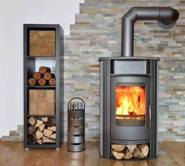 Wood fired stove — Stock Photo, Image