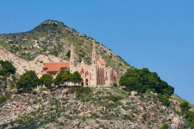 Santuario de Sta. Maria Magdalena in Novelda, Alicante clipart