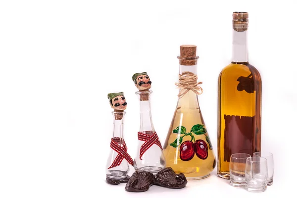 Dram ve Erik brendi şişe