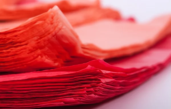 Red plastic bag — Stock Photo, Image