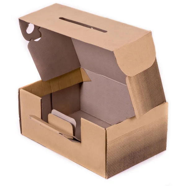 Картонный ящик — стоковое фото