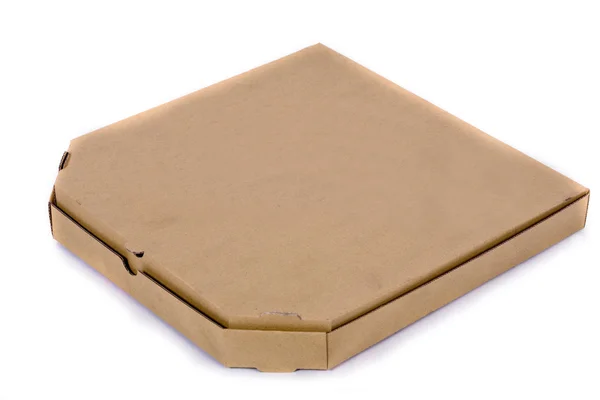 Cardboard box for pizza — Stock Photo, Image