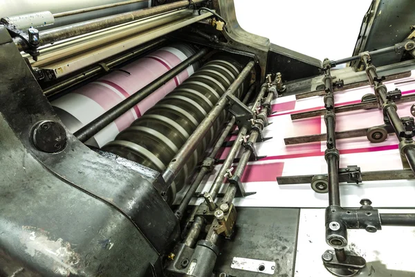 Máquina de perforación y tarjetas de impresión — Foto de Stock