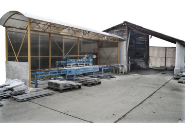 taş sanayi - kesme hattı değirmen gördüm.