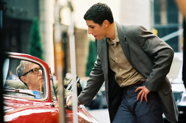 Woody Allen and Jason Biggs — Stock Photo, Image