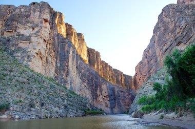 Kanyon Santa elena, big bend np, Teksas ve Meksika sınır