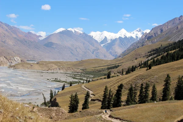 Kyrgyzstán - Ťan Šan region střední — Stock fotografie