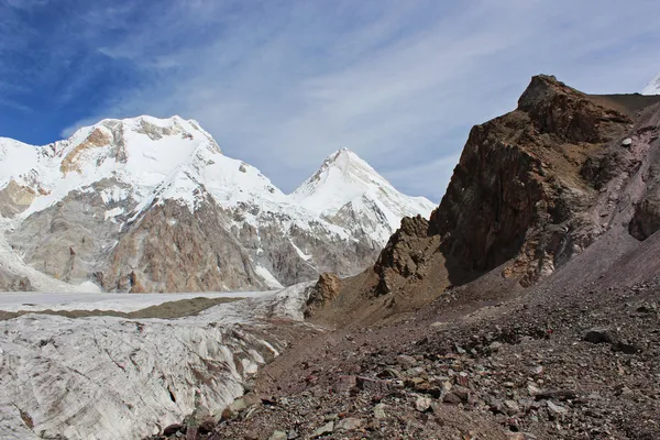 Kirguistán Khan Tengri (7,010 m ). — Foto de Stock