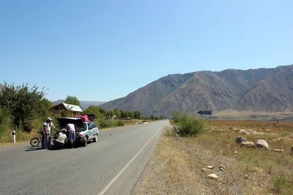 Accident de la route au Kirghizistan — Photo