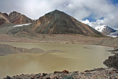 Tien shan dağlar, ak-shirak region, kyrgyzstan
