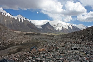Tien shan dağlar, ak-shirak region, kyrgyzstan