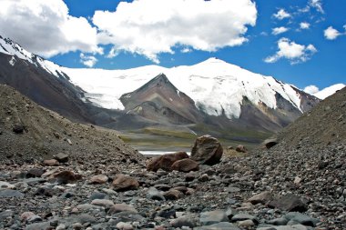 Tien shan dağlar, ak-shirak region, kyrgyzstan