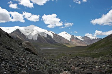 Tien shan dağlar, ak-shirak region, kyrgyzstan