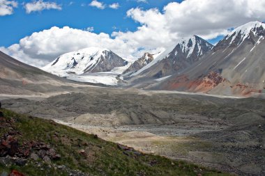 Tien shan dağlar, ak-shirak region, kyrgyzstan