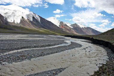 Tien shan dağlar, ak-shyrak region, kyrgyzstan