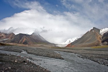 Tien shan dağlar, ak-shyrak region, kyrgyzstan