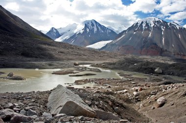 Tien shan dağlar, ak-shyrak region, kyrgyzstan