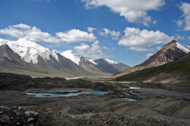 Tien shan dağlar, ak-shyrak region, kyrgyzstan