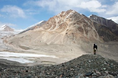 trekking tien shan dağlar, ak-shyrak bölgesi, Kırgızistan